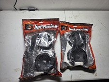Hpi Baja 5b 5t 1/5 Black Front And Rear Wheels 3221-3226