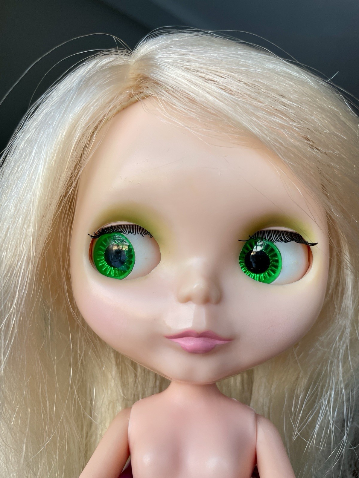 Kenner Blythe Doll 1972 Vintage Antique with Blonde Hair 6-Line Working Eyes