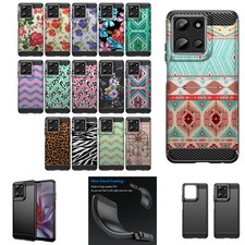 For Moto G Stylus 2025  Flex TPU Fiber  Slim Matte Grip Case