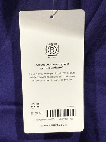 NWT Athleta Women’s Altitude Polartec Half-Zip Sweatshirt Size Medium - Picture 11 of 14