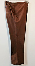 CHEROKEE WORKWEAR Women's Large Chocolate Brown Drawstring Scrub Pants 4101 NWOT