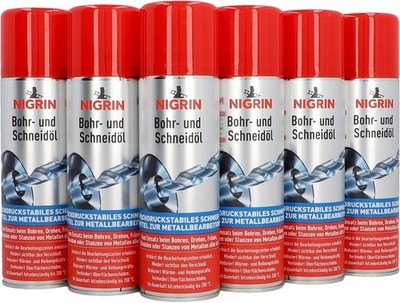 NIGRIN Bohr Schneideöl hochdruckstabil silikonfrei 6 x 250 ml Werkstattbedarf