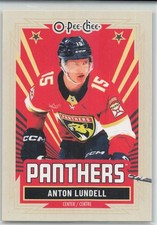 2025-26 O-Pee-Chee Retro #102 Anton Lundell Florida Panthers