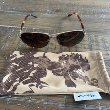 Oakley Feedback Aviator Sunglasses 004079-31 Rose Gold Frame.