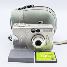 Vintage CANON PowerShot S100 Digital ELPH 2.1MP Digital Camera Tested Japan