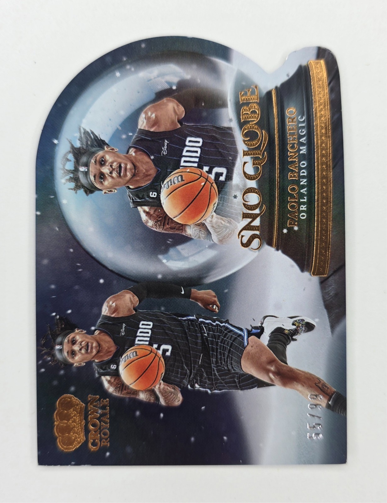 2022-23 Paolo Banchero crown royale SNO GLOBE rc /99 magic no. 15 ROOKIE