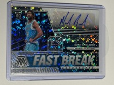 2020-21 Mosaic Nick Richards Fast Break Prizm Rookie Auto RC #FB-NRI 
