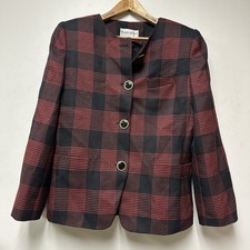 John Meyer Womens 10 4 Button Coat Blazer Collarless Vintage