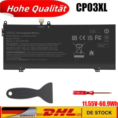 CP03XL Akku für HP Spectre X360 13 HSTNN-LB8E 929066-421 929072-855 TPN-Q199