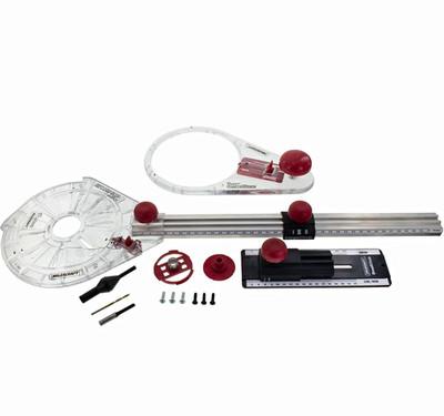 Milescraft CircleGuideKit Router Circle Cutting Jig & Edge Guide Template Kit