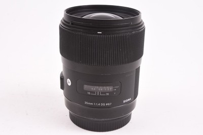 Sigma ART 35mm f/1.4 DG Wide Angle Prime Portrait Lens For Canon EF #T-62148