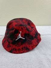 Nike Air Jordan Jumpman Infant 12-24M Bucket Red Black Hat Brand New