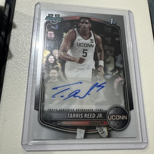 Tarris Reed Jr. – 2025-26 Bowman Basketball · Chrome Prospect Autograph #CPA-TR Tarris Reed Jr.