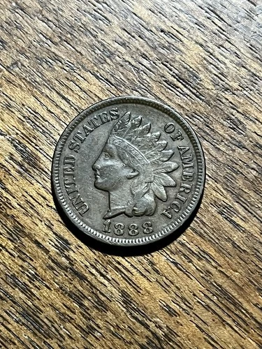 1888 Indian Head Cent - Full LIBERTY VF+ - Ships Free!