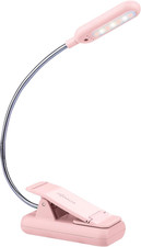 Rechargeable Book Light, Blue Light Blocking, Amber 1600K Clip On Reading Light,
