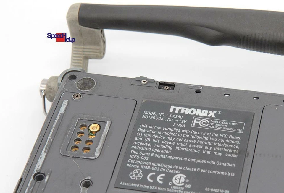 Funda Carcasa Superior Inferior Itronix IX260 Notebook Laptop Foto 3 de 4