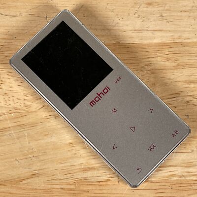 Mahdi M350 Sport Mini MP3 Player 16GB Silver Display Touch