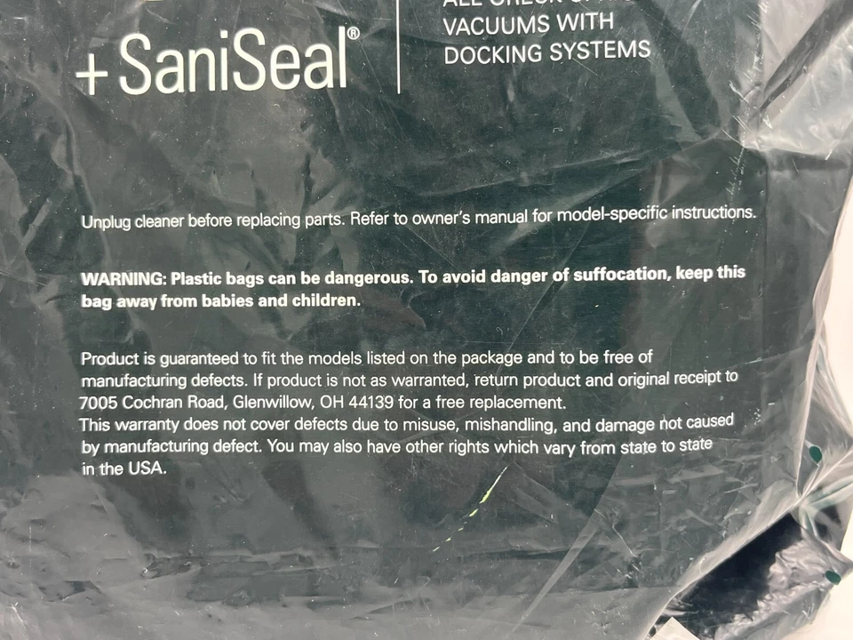 Oreck AK1CC25A CC SaniSeal Allergen Filtration Vacuum Cleaner Bags 24 Genuine - Image 3 of 4