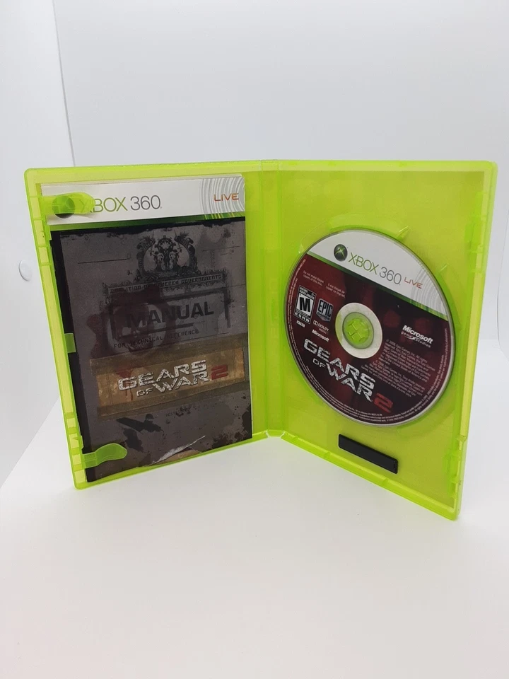 Gears of War 2 (Microsoft Xbox 360, 2008) Cib - Image 2 of 3