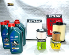 KIT TAGLIANDO FORD FOCUS II III C-MAX 2.0 TDCI 5L 5W30 CASTROL FORD + 4 FILTRI