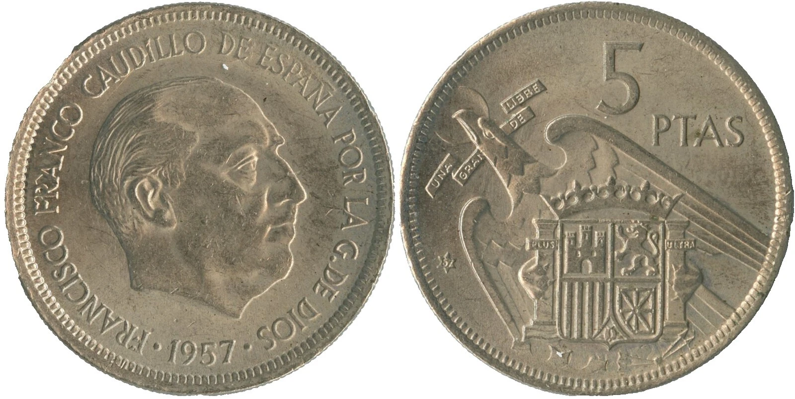 Peseta 1967 Spanish Coins