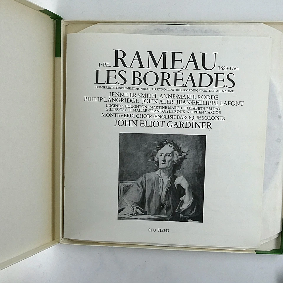 3 Lp Box J.P.Rameau Les Boréades English Baroque Soloists John Eliot Gardiner - Bild 2 von 4