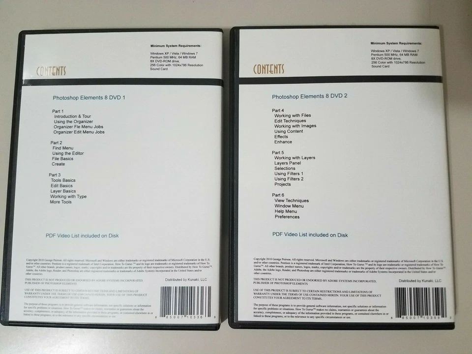 How to Gurus Video Based Training 2 DVD Rom Photoshop Elements 8 Windows - Image 2 of 4