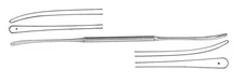 B Med Olivecrona Dura Dissector 2mm x 3mm Tips Hole Double Ended 9 1/2"