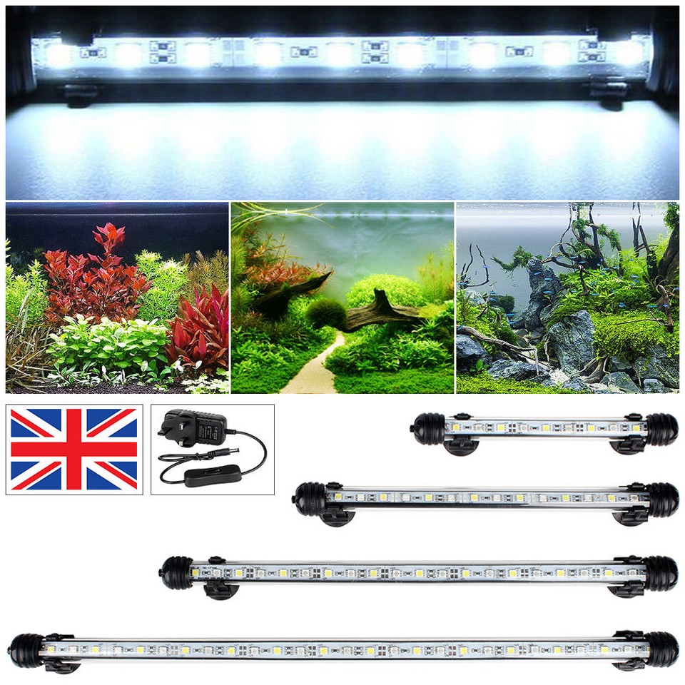 LED Aquarium Fish Tank Light Bar Submersible Waterproof Lamp Lights