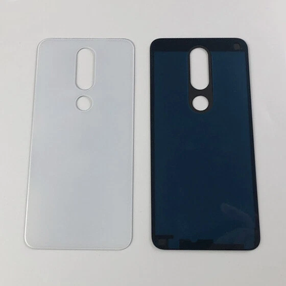 New Back Glass Battery Cover For Nokia X6 6.1 Plus TA-1083/1099/1116/1103 White - Image 2 of 3