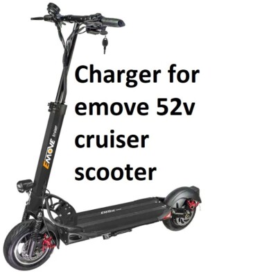 🔥52v 58.8v 3a Li-ion smart fast Battery Charger for EMOVE Cruiser