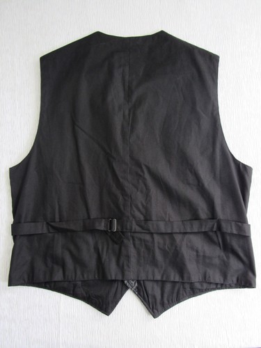 Vintage Wahmaker USA Black Geometric Western Vest Measures Small! - Picture 8 of 9