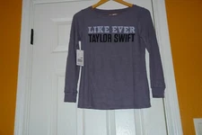 Taylor Swift Gray YOUTH SIZE Medium shirt, New with tag 