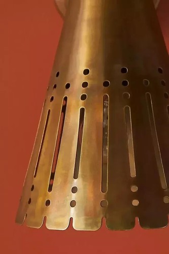 Antique Italian Light Sconce Mid-Century Modern Stilnovo Raw Brass Wall Lamp - 第 4/7 張圖片