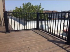 Westbury Tuscany 6 ft x 36 inch C-10 Black Aluminum Rail Kit Level -Deck Railing Westbury Tuscany 6 ft x 36 inch C-10 Black Aluminum Rail Kit Level -Deck Railing - Image 1