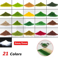 3/5mm Static Grass Model Scatter Flock Wargame Scenery DIY 30/180/500g 21 Colors