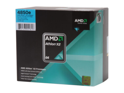 AMD Athlon X2 4850e 2 Core 1M Cache 2.5 GHz Socket AM2 CPU ADH4850DOBOX