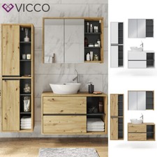 Badmöbel Spiegelschrank Hochschrank Waschtischunterschrank Viola Vicco