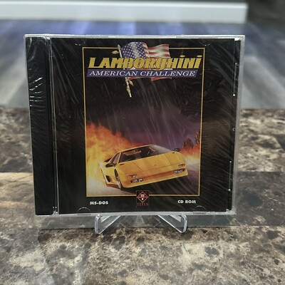 Lamborghini American Challenge Video Gamem MS-DOS, CD-ROM, New, Sealed