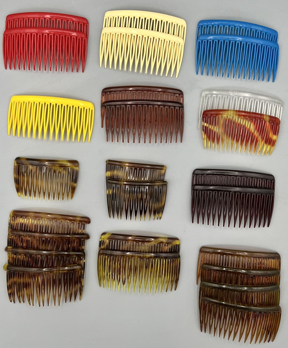 Goody Vintage Kant USA Comb Barrette Hair Clips Red Blue Purple Brown Black 18 Goody Hair Hair Clips for Women | eBay main image 3