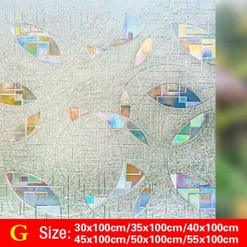 Frosted Privacy Window Film Glass Removable Self-Adhesive Film Stickers Home - Picture 10 of 32
