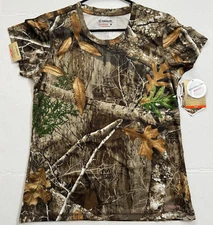 Magellan Outdoor Short Sleeve Womens Medium Shirt Hunting Gear Camp NEW RealTree