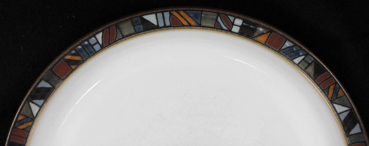 Denby Marrakesh Set of 1 Dinner Plate and 1 Salad Plate | eBay