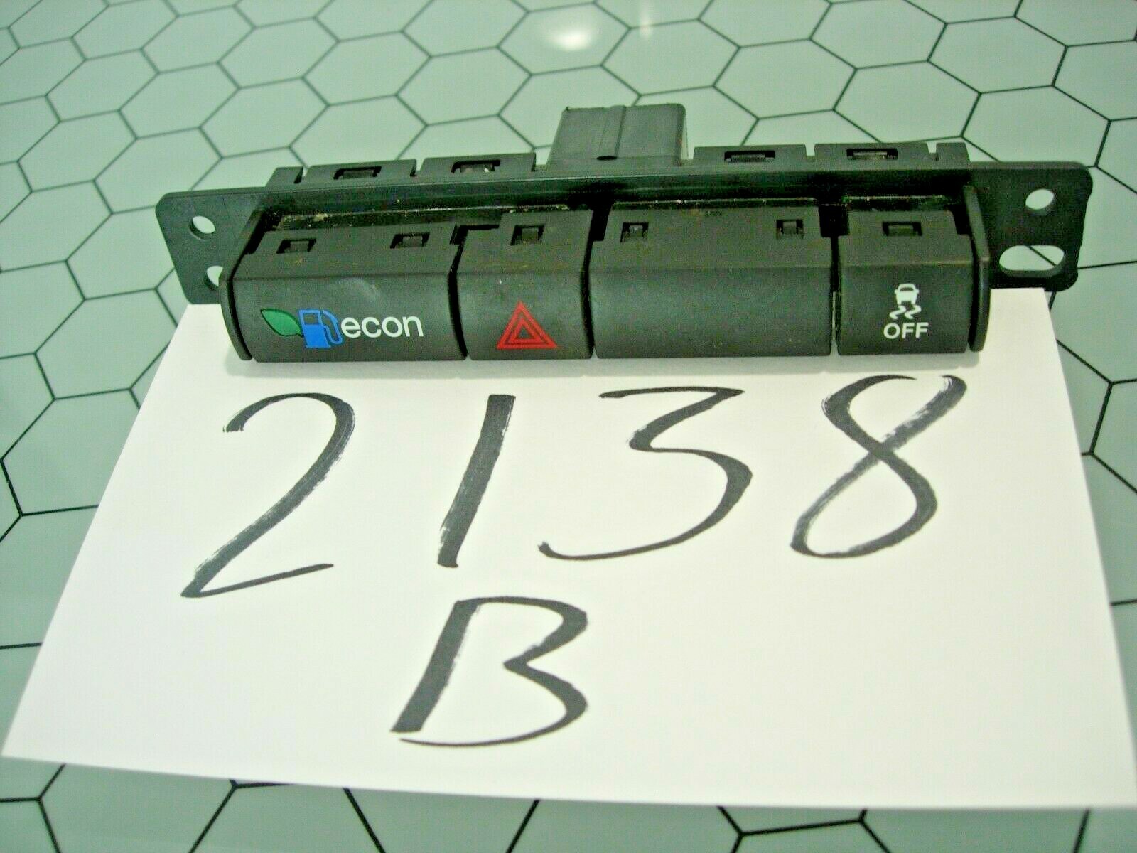 12 13 14 Dodge Caravan Econ Traction Hazard Switch Control Power #2138-B