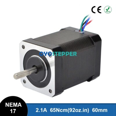 1Pc Nema 17 Stepper Motor 1.8° 65Ncm 2.1A CNC Robotic 3D Printer 17HS24-2104S