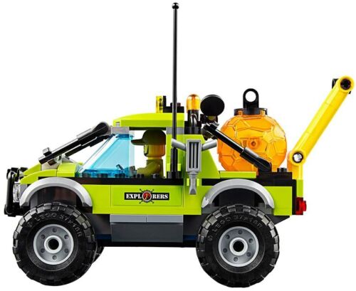 Lego City Town 60121 VOLCANO EXPLORATION TRUCK Detector Driller SUV Lava NEW - Picture 4 of 9