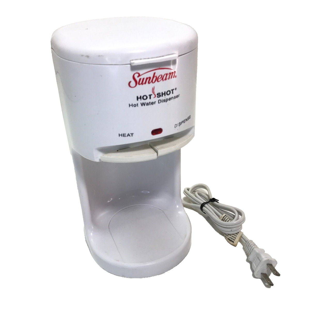 Vintage Sunbeam Hot Shot Hot Water Dispenser 3211 White Tested