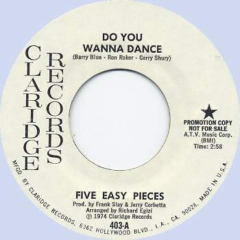 Five Easy Pieces - Do You Wanna Dance (7'', Single, Promo)