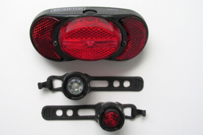 Genuine original Brompton rear LED light by Spanninga + Be Seen