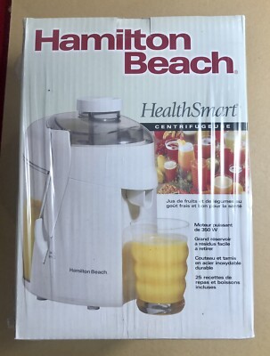 Healthsmart Juice Extractor Hamilton Beach 67800 - White NIB Juicer